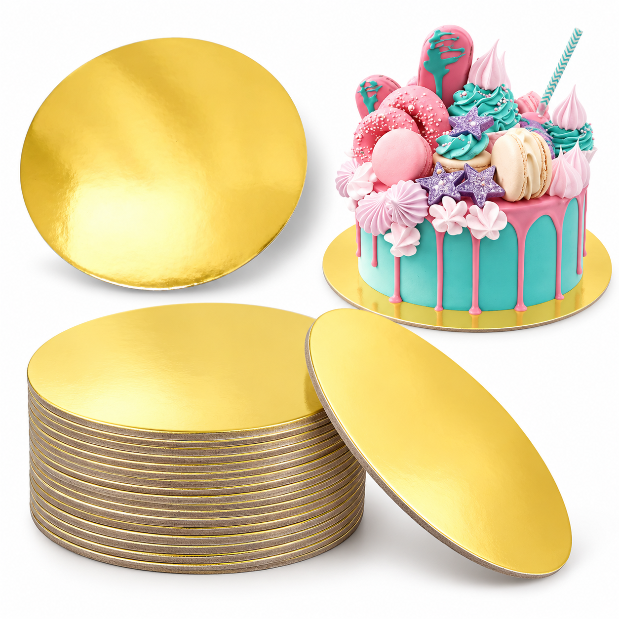 BASE 20CM ORO 4MM20cm