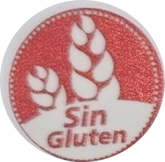 STICKERS SIN GLUTEN ROJO