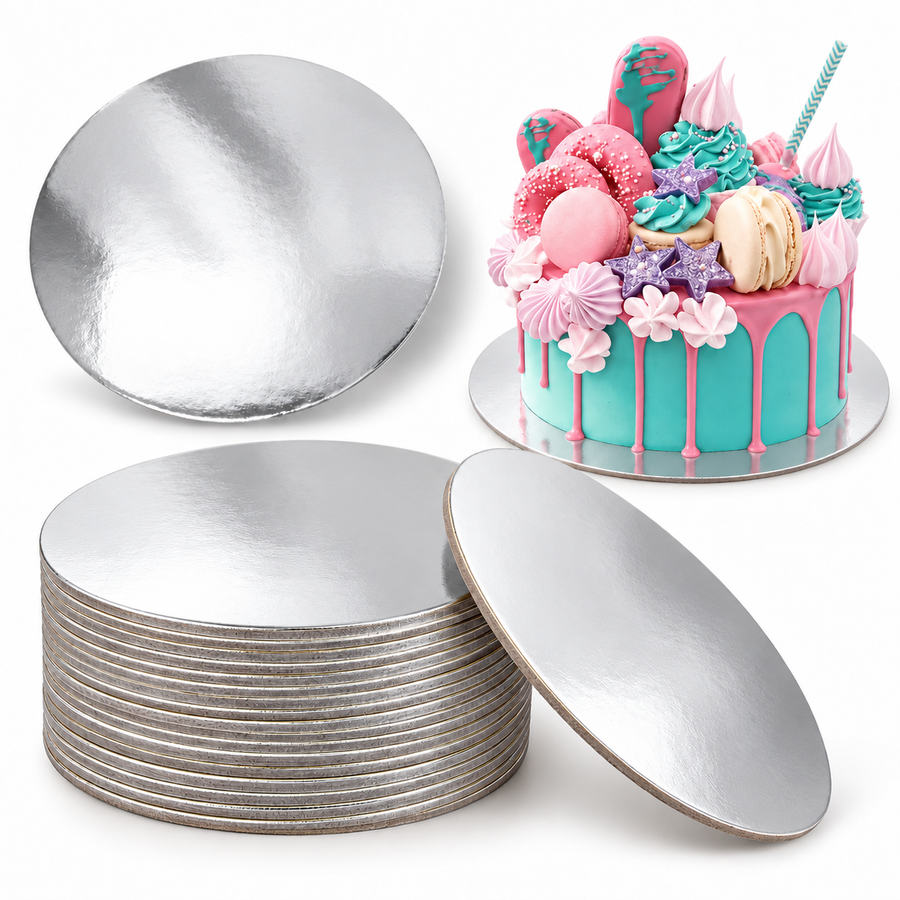 BASE 40CM PLATA 4MM40cm